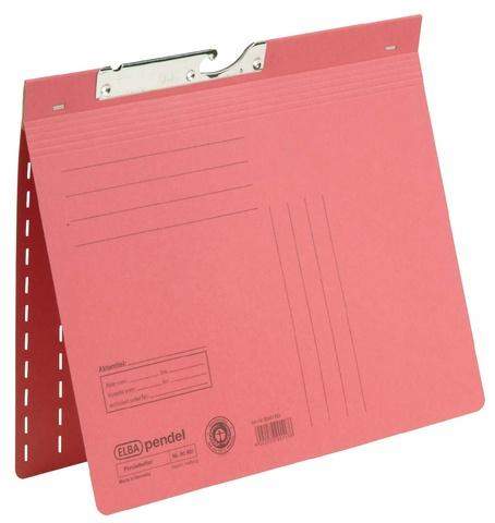 Pendelhefter Elba 90461 Karton 320g kfm. Heft. A4 rot