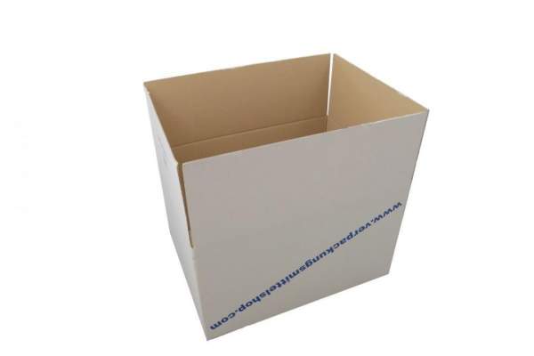Versandkarton zweiwellig 785x585x450mm weiß