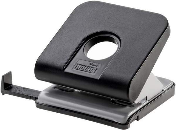 Locher Novus "Master" mit Anschlagschiene 25Blatt 2,5mm schwarz