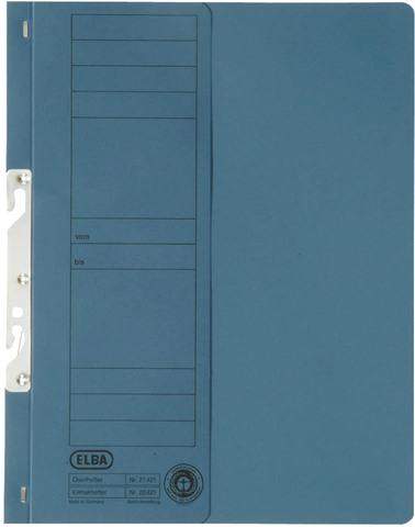 Einhakhefter Elba 22421 Behörden-Heftung 250g 1/2 Vorderdeckel blau