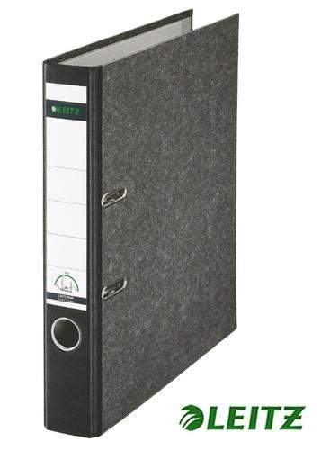 Ordner Leitz 1050 A4 Rücken 5,2cm schmal Wolkenmarmor schwarz