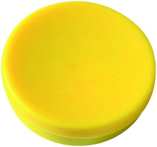 Magnet rund Ø 30mm Haftkraft 0,85kg gelb (Pckg. á 10 Stück)