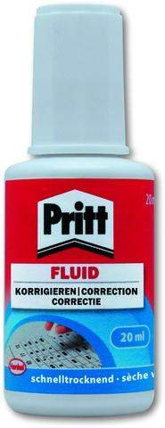 Korrekturflüssigkeit Pritt Auftrag mit Pinsel weiß 20ml