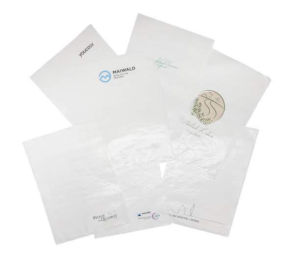 Sichthüllen aus Papier mit Druck