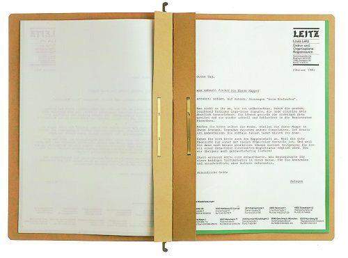 Hängehefter Leitz 1987 ALPHA® kfm.-/Amtsheft. A4 braun 1St.