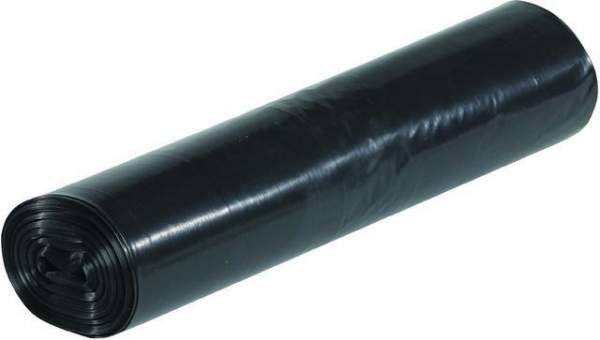 Mülltüten 120 Liter 700x1100mm LDPE 0,04mm Folie schwarz 