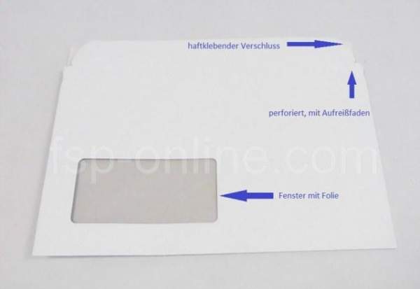 Versandtaschen aus Pappe mit Fenster f. CD's o.Hülle weiß CDR2-546510 (100 Stück)