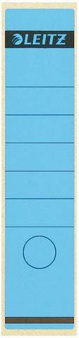 Rückenschilder Leitz 1640 sk 285x61 Loch unten blau / 1 Pckg.
