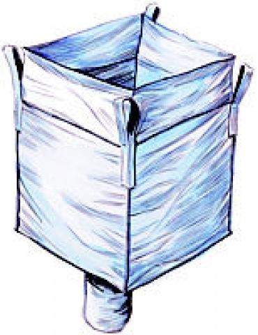 BigBag Schüttgutbehälter für Verpackungschips zum Aufhängen (ca. 900 Liter)