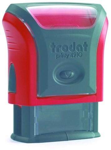 Textstempel Trodat printy 4910 mit Gutschein 26x9mm rot