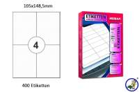 Papier-Etiketten 105x148,5mm DIN A4-günstig