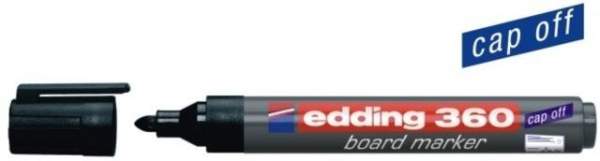 Boardmarker Edding 360 Glas Emaille Rsp. 1,5-3 mm schwarz