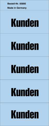 Inhaltsschilder Inhaltsschildchen sk Kunden blau 1 Pckg.