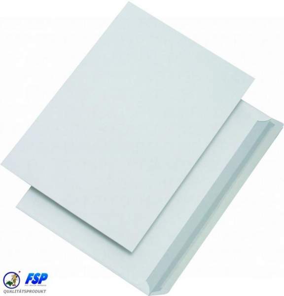 ❗❗ SONDERANGEBOT ❗❗ Weiße Versandtaschen DIN C4 229x324mm ohne Fenster hk lange Seite offen (250 Stü