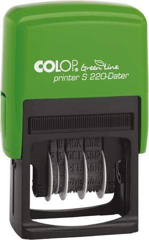 Datumstempel Green Line Schrifthöhe 4mm Druckfarbe schwarz