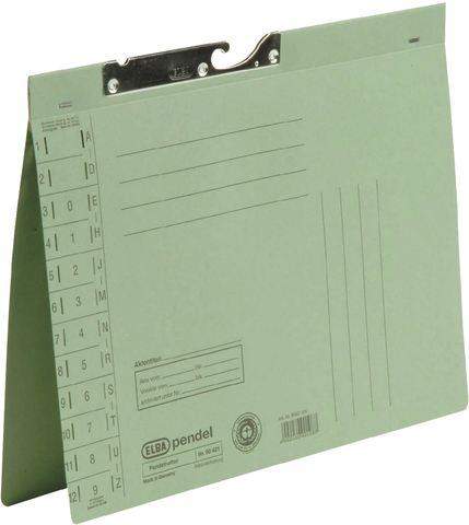 Pendelhefter Elba 90421 Manilakarton 250g/m² Amtsheftung grün