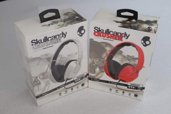 Skullcandy Crusher Headset Rot Bügelkopfhörer mit Mikrofon