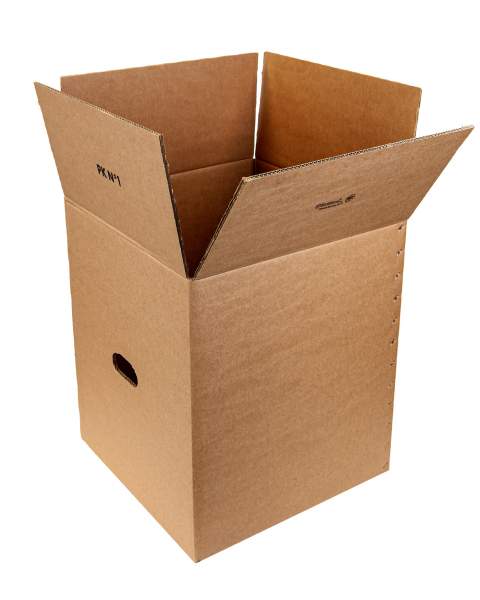 Verpackungsmaterial-Wellpappe-Stabiler-Panzerkarton-Fefco0201-gefaltet-und-verklebt-mit-Griffe