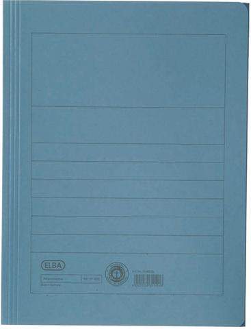 Einschlagmappe Aktenmappe Elba 31460 Karton 250g A4 blau 1St.