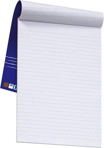 Briefblock A4 70g/m² hf weiß 50 Blatt Deckblatt geleimt liniert