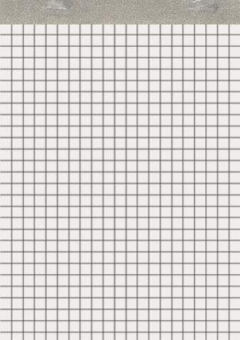 Notizblock A6 50 Blatt RC UWS-Papier ohne Deckblatt kariert