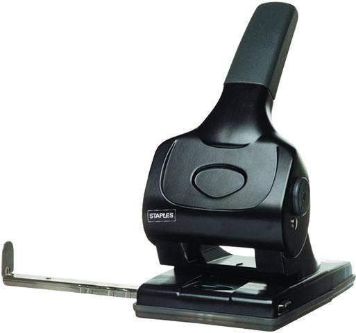 Locher extra stark mit Anschlagschiene 65 Blatt 6,5mm schwarz
