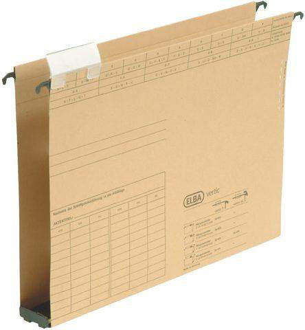 Hängesammler Elba 85444 Vertic 2 A4 Boden Kunststoff 4cm braun