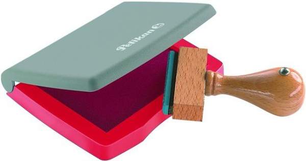 Stempelkissen Pelikan Typ 3 Plastik 5 x 7 cm rot