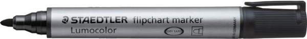Flipchartmarker Staedtler Lumocolor 356 ca. 2 mm scharz / 1 St.