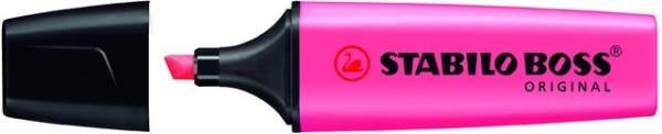 Textmarker Stabilo Boss Keilspitze 2 - 5 mm pink