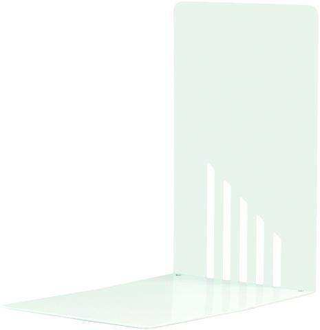 Buchstütze Metall Design 85x140x140mm weiß / VE=2 St.