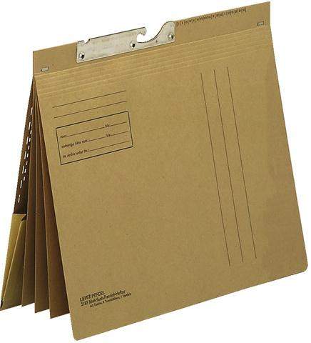 Pendelmehrfachhefter kfm. Heftung mit Dehntasche A4 braun