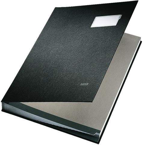 Unterschriftsmappe Leitz 5700 A4 20 Fächer PP-kaschiert schwarz