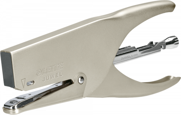 Heftzange Juwel 3000 für Juwel + Juwel 6mm 30 Blatt Nickel Chrom