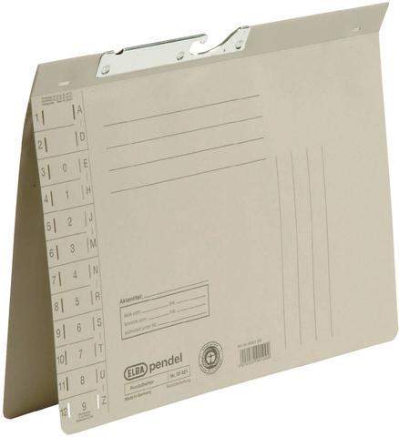 Pendelhefter Elba 90421 Manilakarton 250g/m² Amtsheftung grau