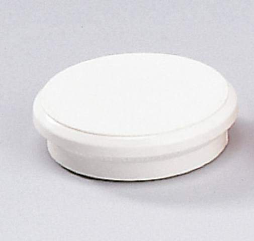 Magnete rund Ø 24mm Haftkraft 300g weiß (10 Stück)