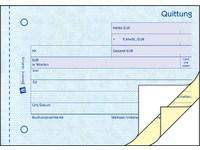 Quittungsblock Zweckform 333 A6 quer 3x50 Blatt Mwst.-Nachweis