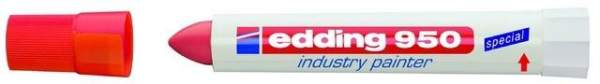 Spezialmarker Edding 950 industry painter 10 mm rot / 1 St.
