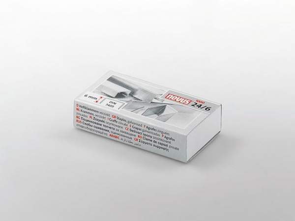 Heftklammern-Novus-24/6-verzinkt