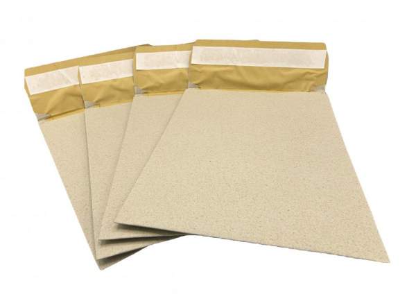 Graspapier-Polstertasche | 176x250x50mm | Seitenfalte | 100 Stück