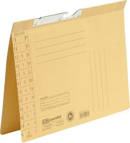 Pendelhefter Elba 90421 Manilakarton 250g/m² Amtsheftung gelb