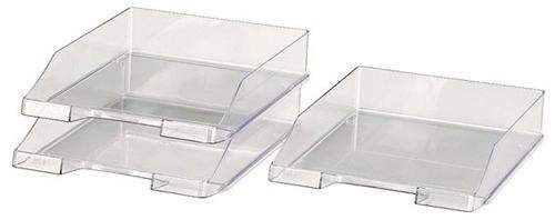 Briefablagekorb DIN A4 bis C4 glasklar transparent HAN 1026