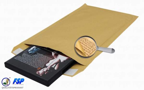 Papierpolstertaschen SUMO 1519 Gr.9/J 295x445mm haftklebend (Außenmaß 315x445mm)
