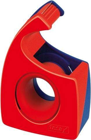 Handabroller Tesa "Easy Cut" für 10m x 19mm rot/blau