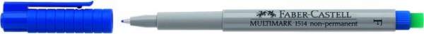 Projektionsschreiber Faber Castell F 0,6mm wasserlöslich blau