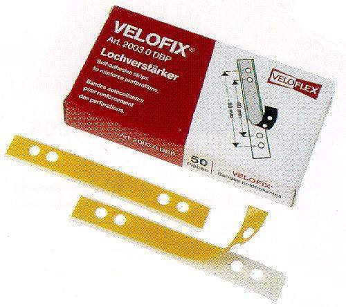 Lochverstärker Veloflex VELOFIX VEO2003000 105x15mm sk Packung = 50 Stück