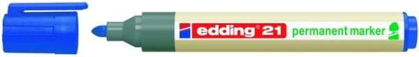 Permanentmarker Edding 21 Rundspitze 1,5-3 mm blau (1 St)