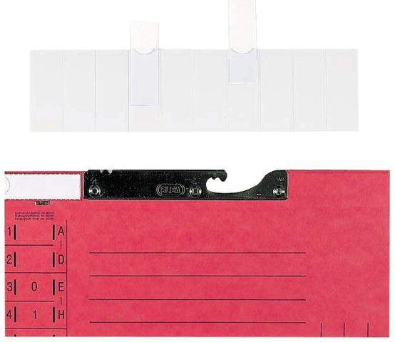 Sichtreiter Elba 99526 PVC 50x18mm inkl. Beschriftungsschild 50 Stück