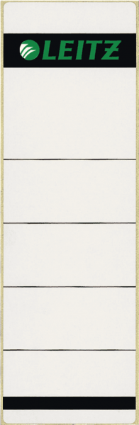 Rückenschilder Leitz 1642 195x61 kurz breit selbstklebend sk grau 1 Pckg. á 10 Stück