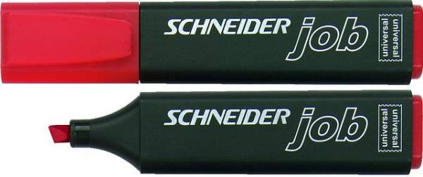 Textmarker Highlighter Schneider JOB 150 rot